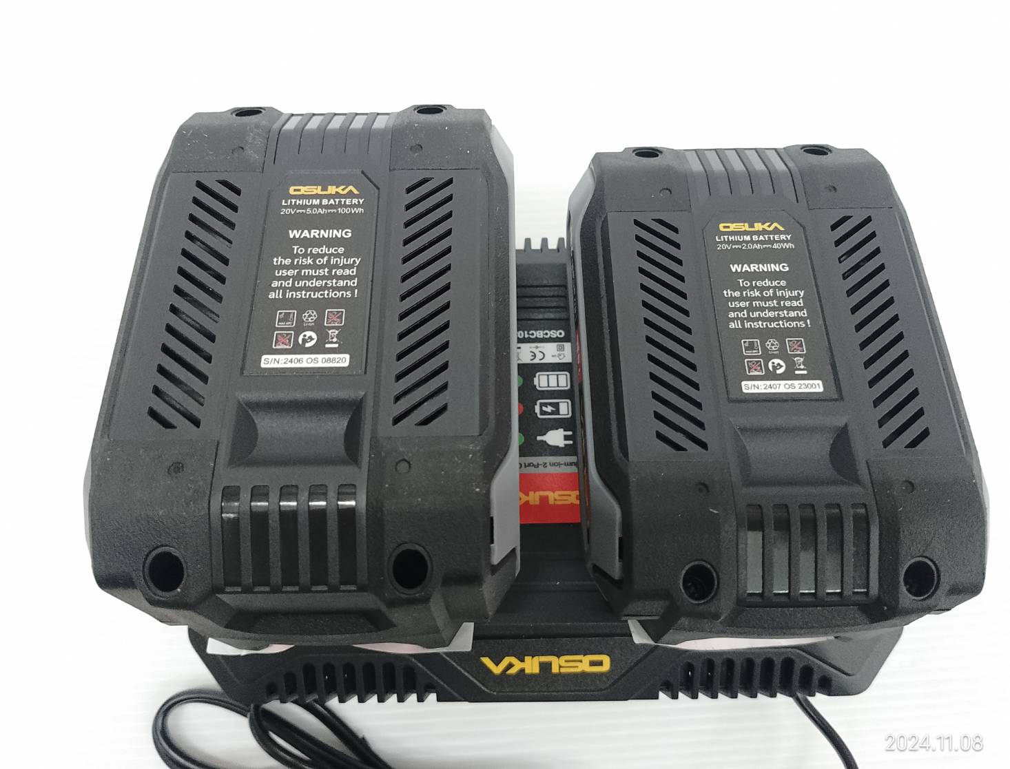 แท่นชาร์จแบตเตอรี่ 2 พอร์ต OSCBC103 OSUKA