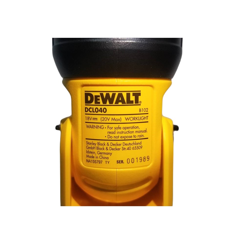 ไฟฉายไร้สาย 20V DCL040E1 DEWALT
