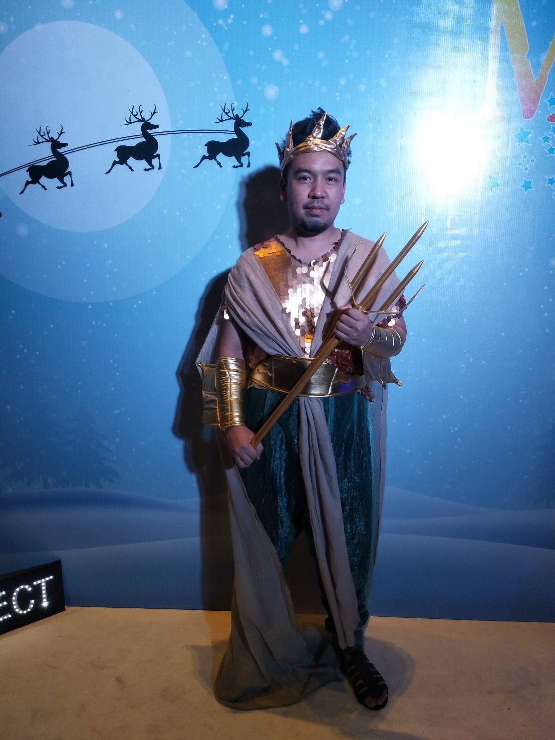 ชุดโพไซดอน Poseidon / ชุดเทพเจ้ากรีก / ชุดเทพเจ้าแห่งท้องทะเล