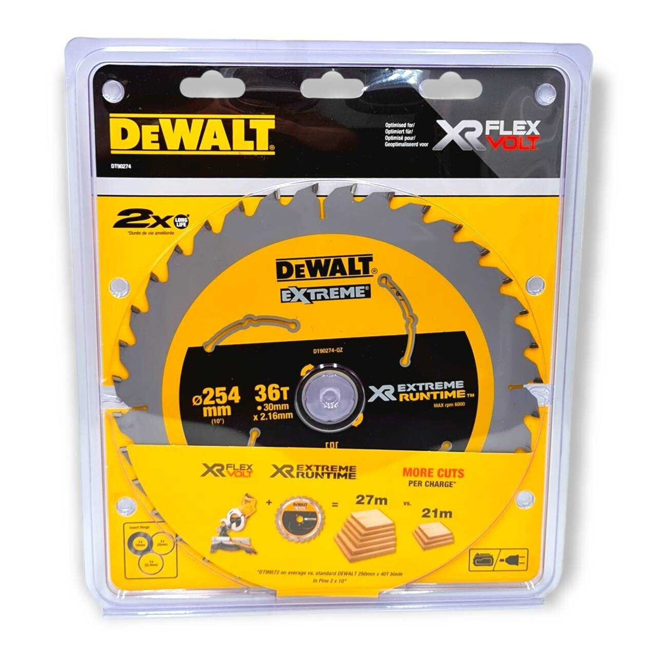 ใบเลื่อยวงเดือน10"X36T DEWALT DT90274