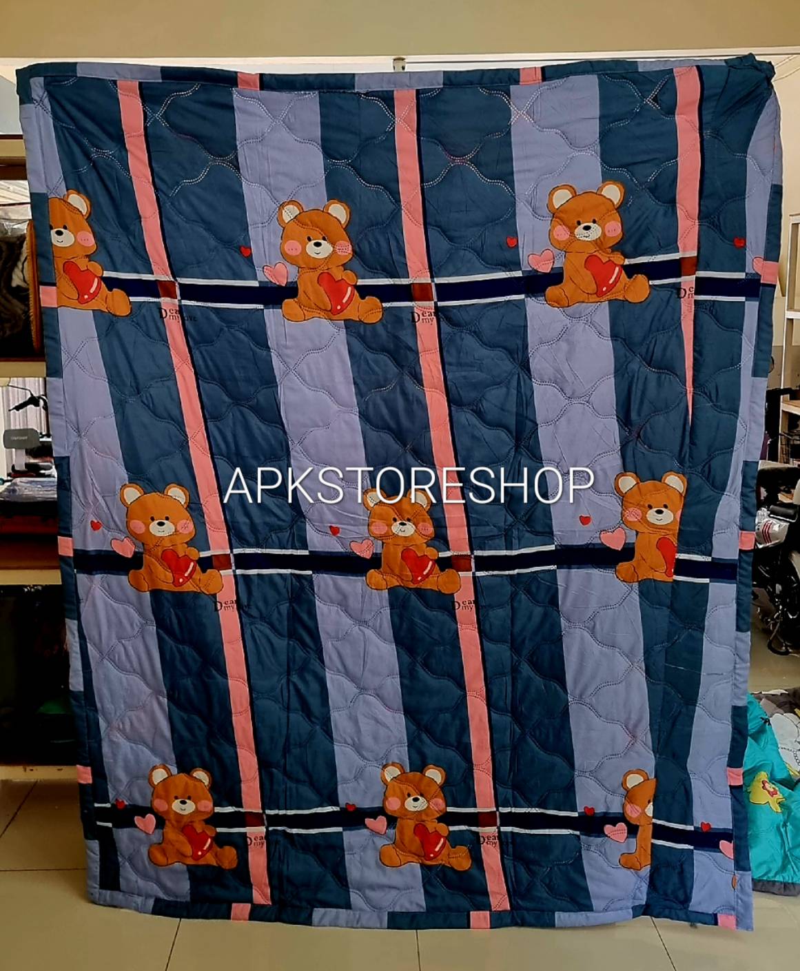 ขายส่ง ผ้าห่มนวมบางอัดความร้อน เกรดA #APK128-พิมพ์ลาย ส่ง 128 บาท