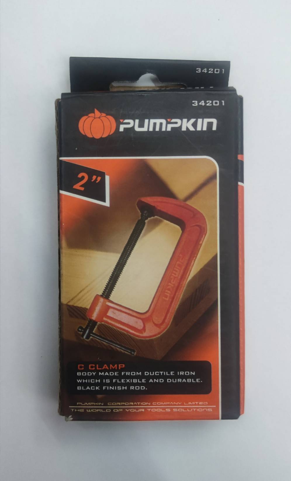 ปากกาจับชิ้นงาน ปากกาตัว C 2" #34201 PUMPKIN