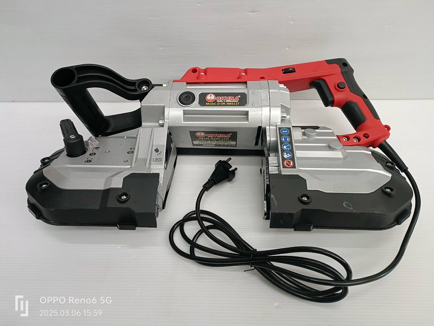 เลื่อยสายพานตัดเหล็ก รุ่น D-OK-MBS127 OKURA