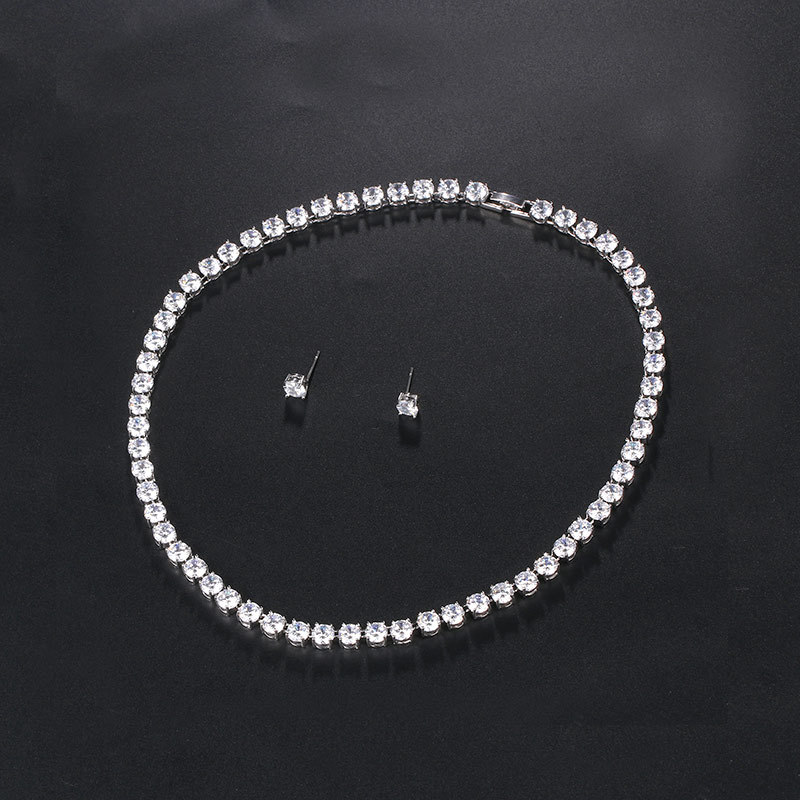 CZ018 เครื่องประดับเพชร CZ เกรดพรีเมี่ยม