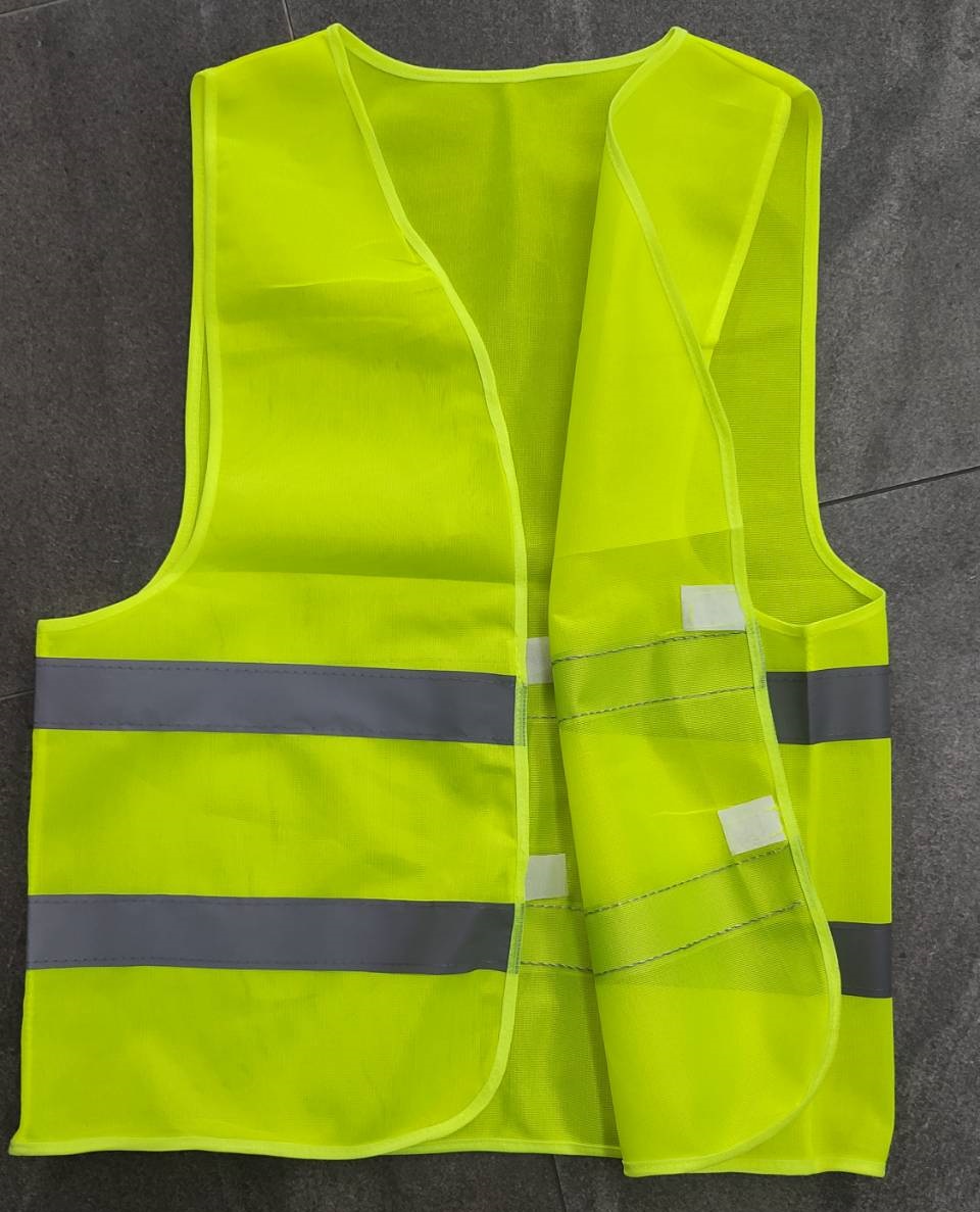 เสื้อสะท้อนแสง สีเขียวเหลือง WK415