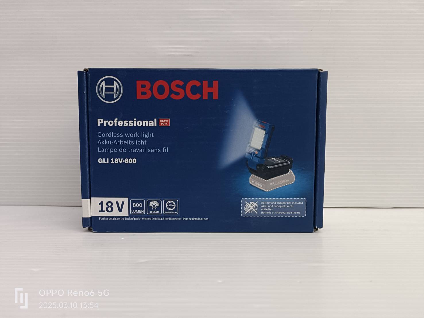 ไฟฉาย18V GLI18V-800 BOSCH Solo