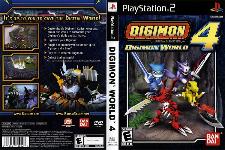 DIGIMON WORLD 4 [US : DVD5 1 Disc]
