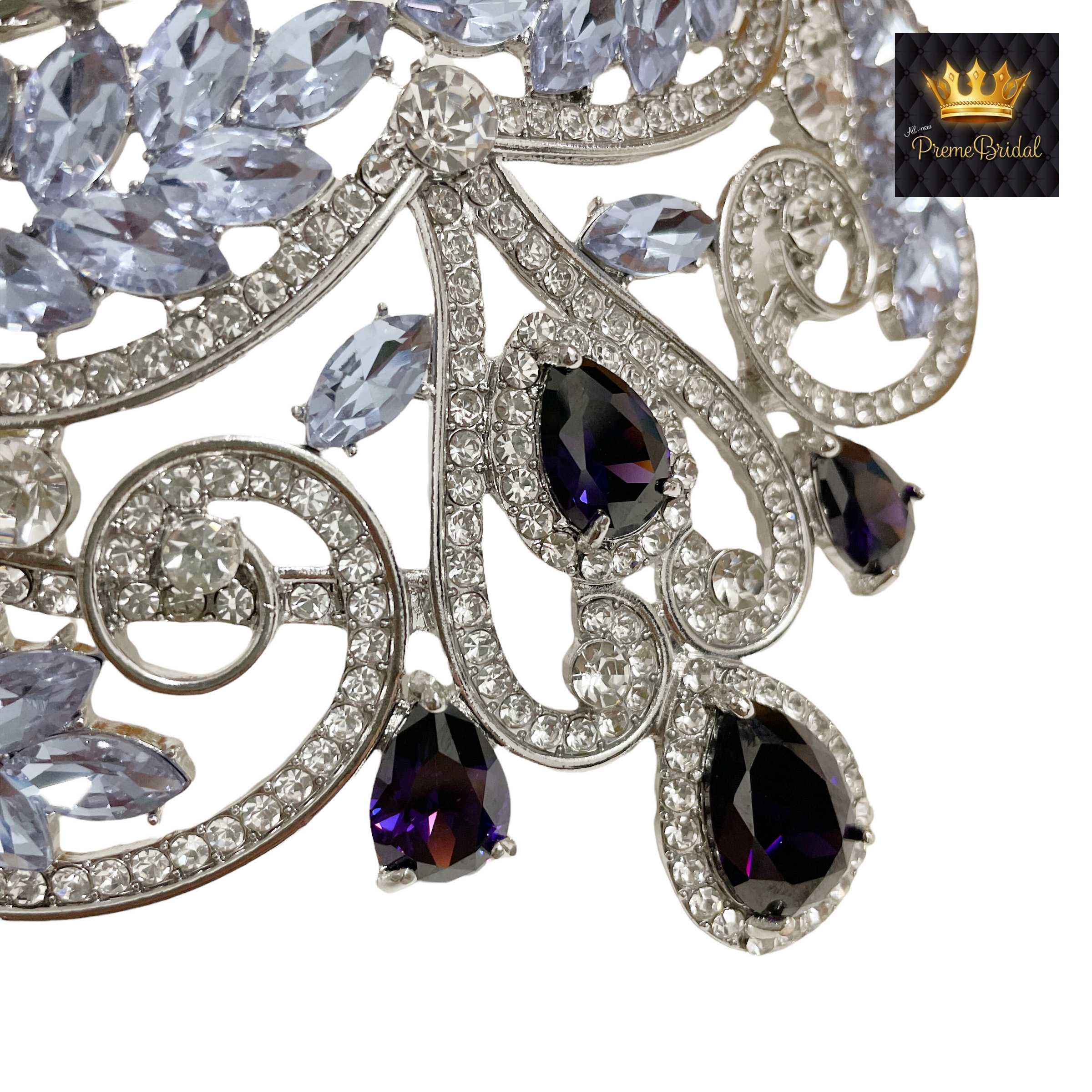 (พร้อมส่ง) มงกุฏ 087 สีม่วง มงกุฎนางงาม มงกุฎเพชร มงกุฎประกวด สินค้าพร้อมส่ง ไม่ต้องรอนาน งานพรีเมี่ยม