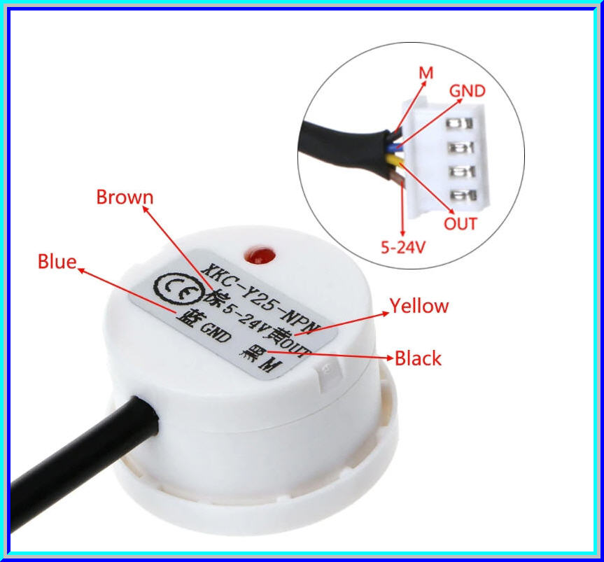1x XKC-Y25-V เซ็นเซอร์ตรวจจับระดับน้ำ ของเหลว 5-24Vdc