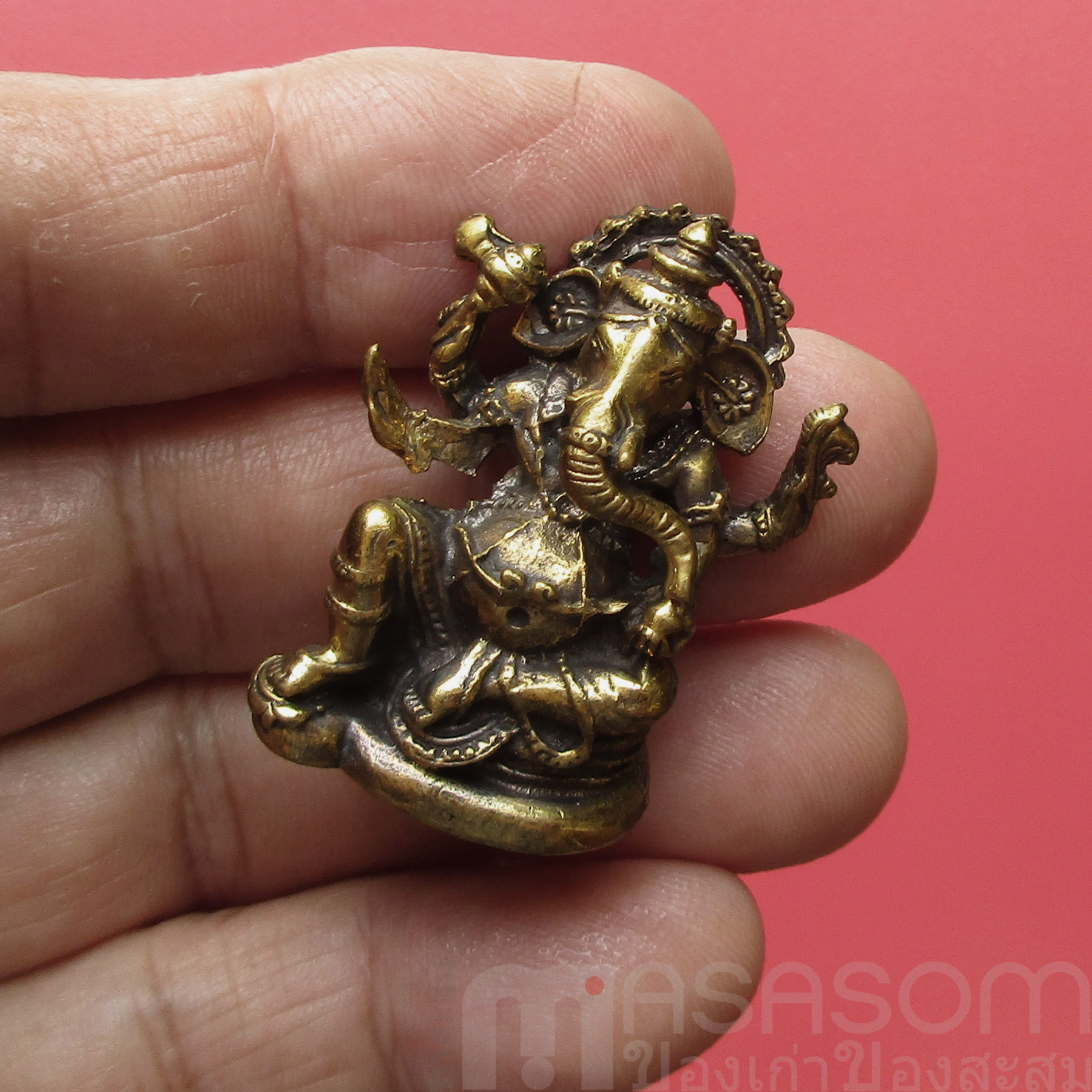 พระพิฆเนศทองเหลืองขนาดเล็ก