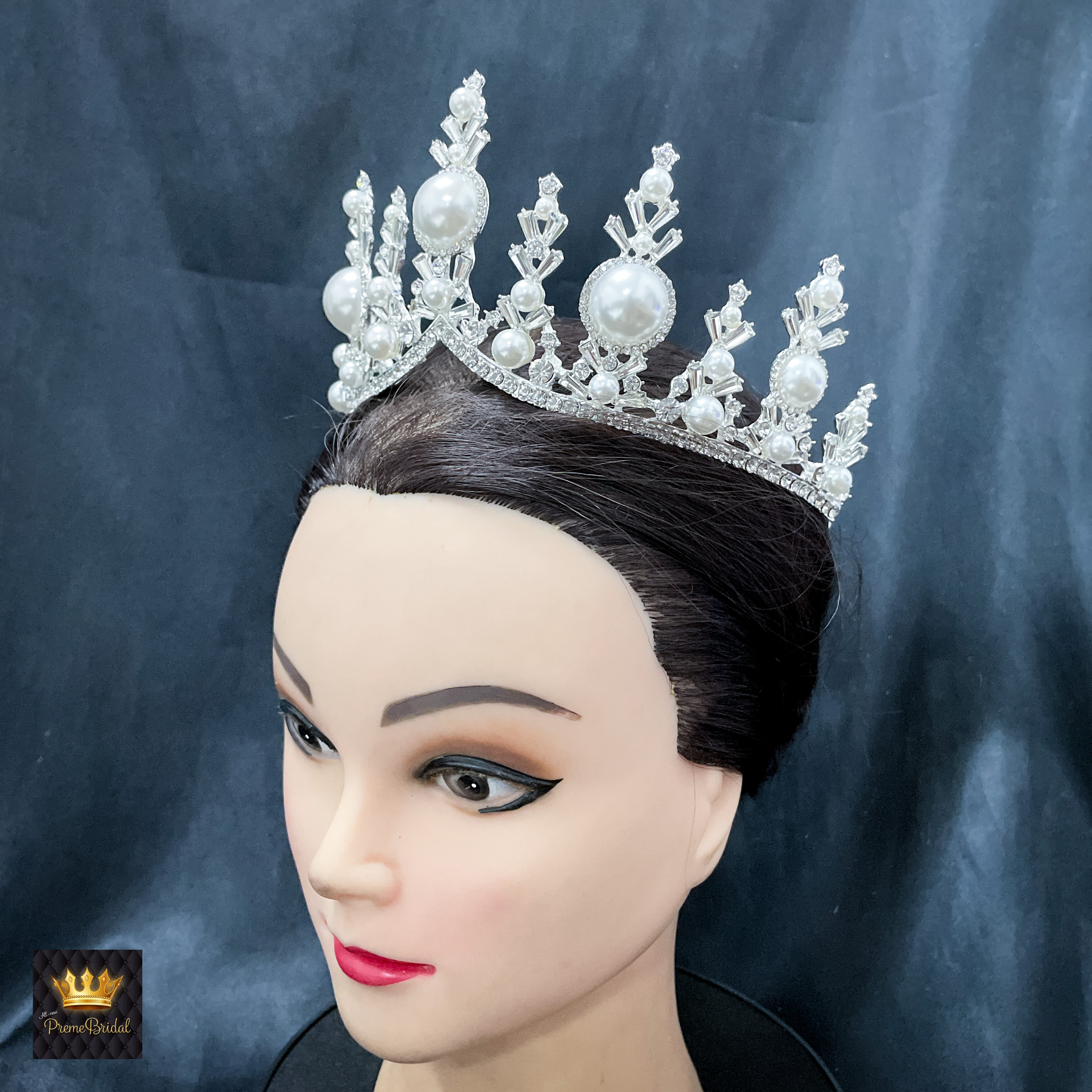 (พร้อมส่ง) เทียร่า 329 มงกุฎนางงาม งานสวย ปราณีต QCเพชรทุกเม็ด สินค้าพร้อมส่งจากไทย