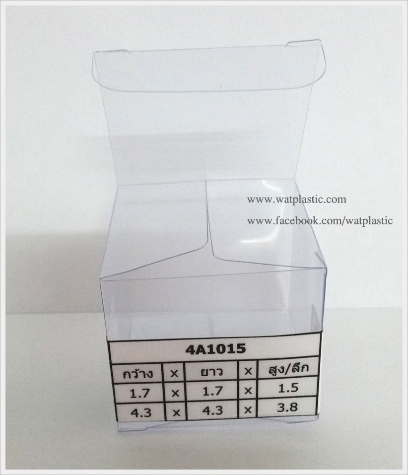 กล่องเทียนหอม ขนาด 4.3 x 4.3 x 3.8 cm