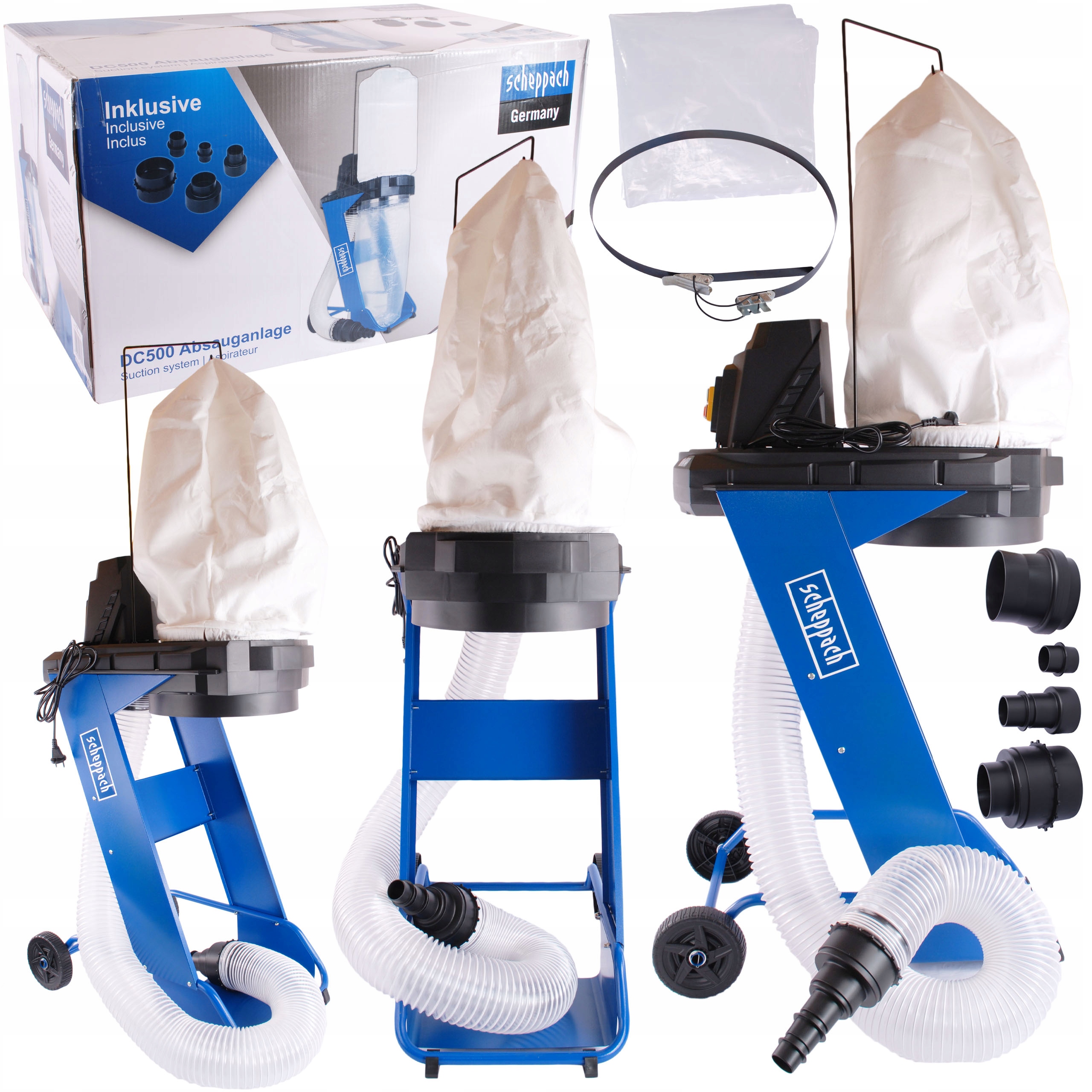 เครื่องดูดฝุ่นเศษไม้ DC500 SCHEPPACH