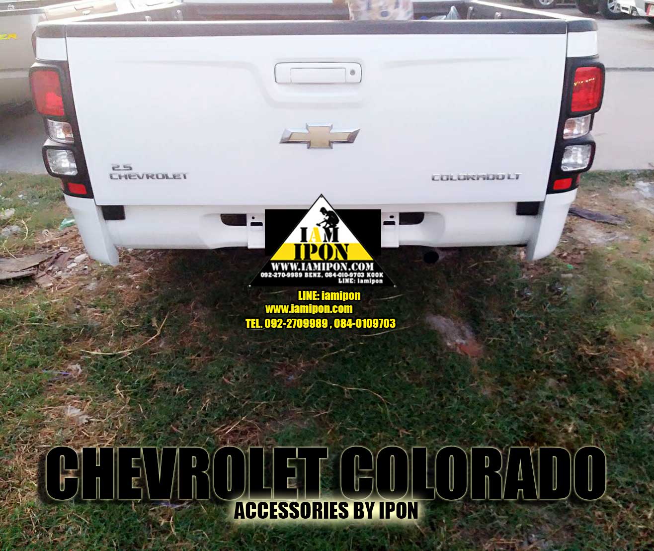 TRAIL LAMP COVER CHEVROLET ALL NEW COLORADO 2012 FLATBLACK ครอบไฟท้ายดำด้านเชฟโรเลตออนิวโคโลราโด 2012
