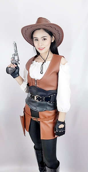ชุดคาวเกิลร์ คาวบอยหญิง