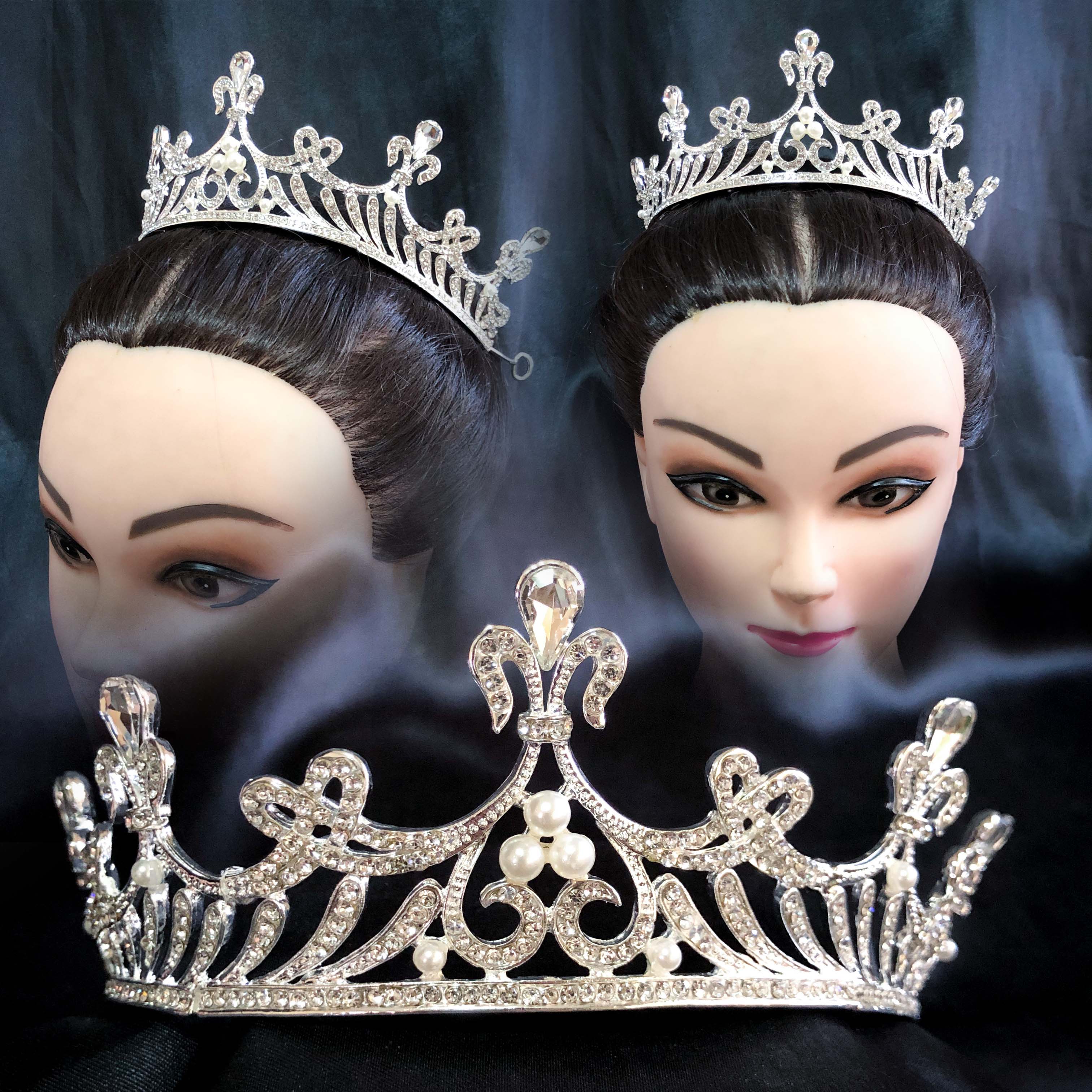 (พร้อมส่ง) เทียร่า 292 มงกุฎนางงาม มงกุฎเจ้าหญิง งานสวย ปราณีต QCเพชรทุกเม็ด สินค้าพร้อมส่งจากไทย