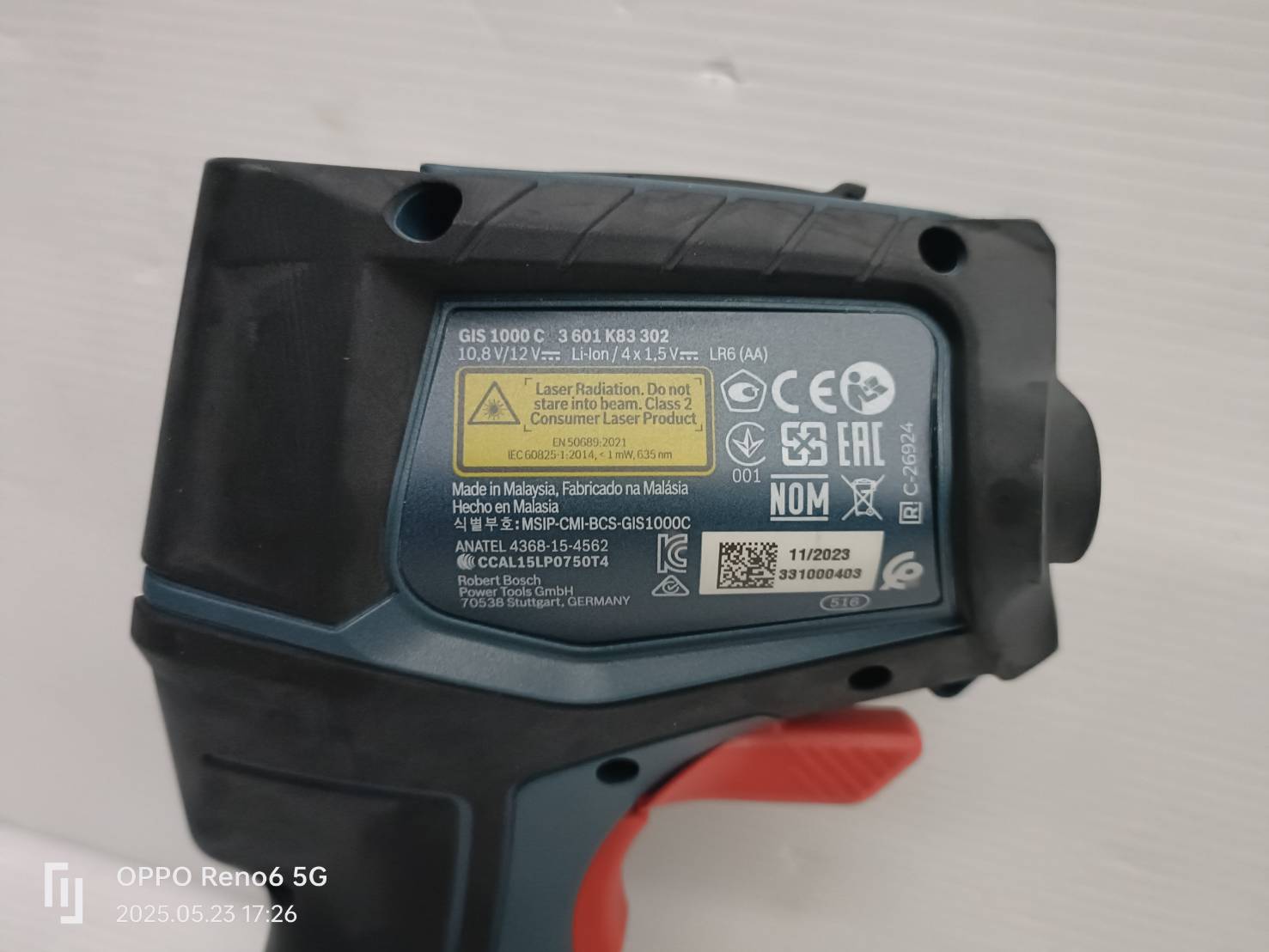 เครื่องวัดอุณหภูมิ GIS1000C BOSCH