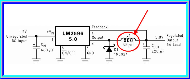 1x Power Inductor L 33uH (330) Max 3A SMD For LM2596 Switching PPS