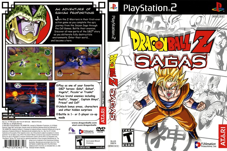 DRAGON BALL Z SAGAS [US : DVD5 1 Disc]