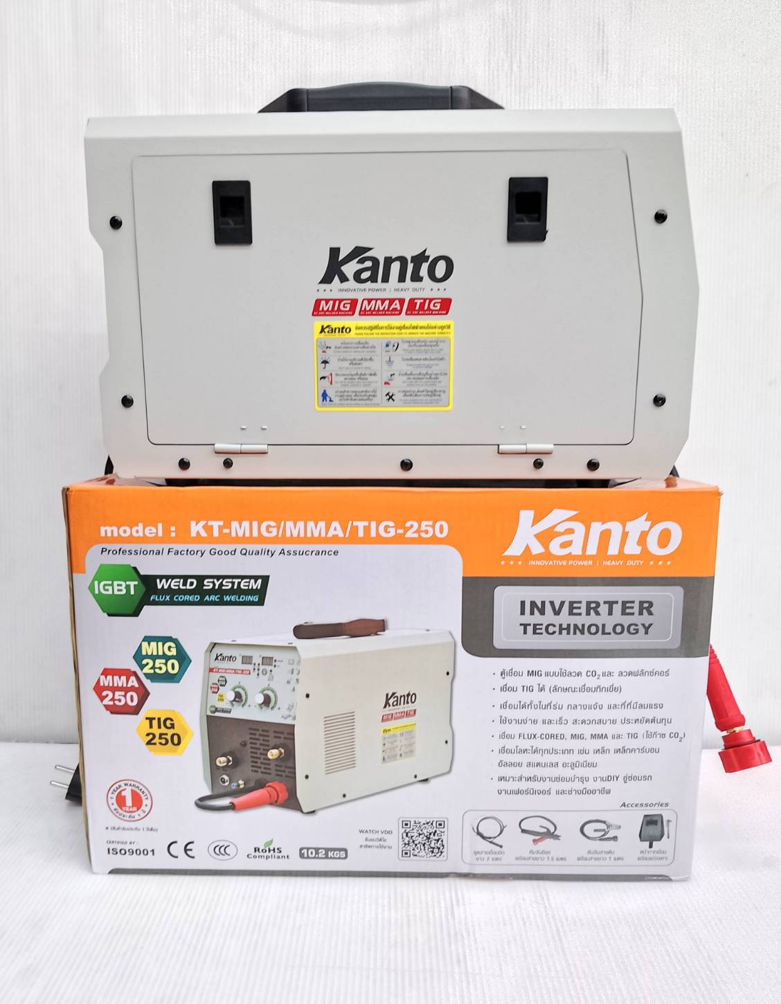 เครื่องเชื่อม3ระบบ KT-MIG/MMA/TIG-250 KANTO