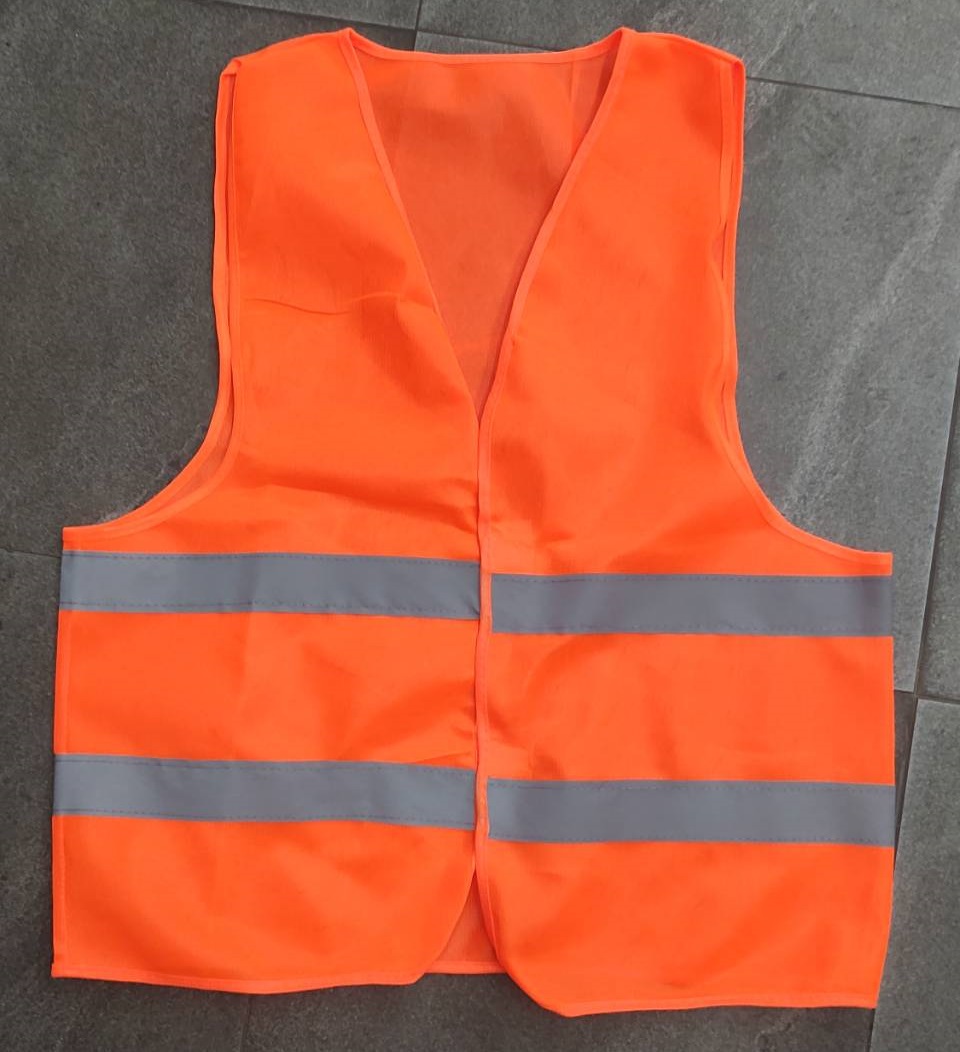 เสื้อสะท้อนแสง สีส้ม WK410