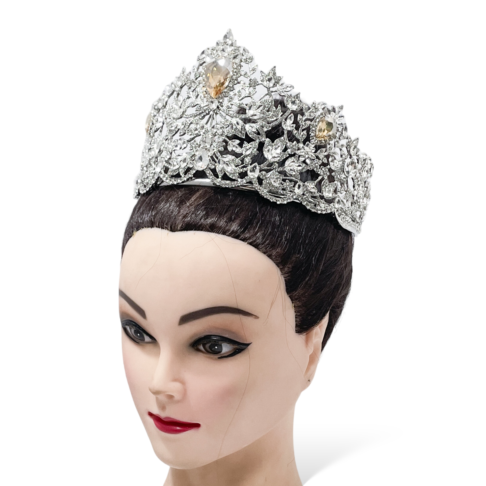 (พร้อมส่งจากไทย) มงกุฏ 117 Miss Universe 2020 รุ่นฐานกลม ปรับขนาดได้ งานสวย ส่งด่วน ส่งจากไทย