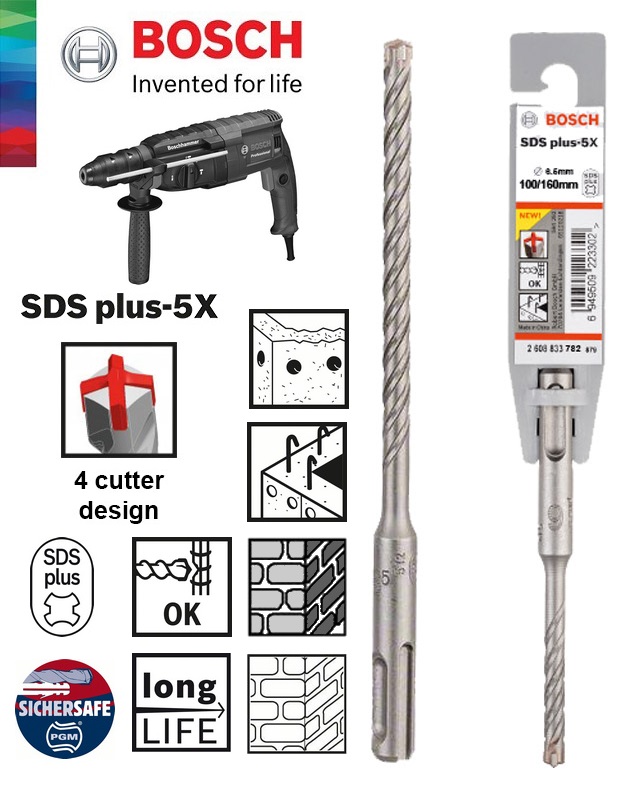ดอกสว่านโรตารี่SDS-PLUS 8x110 BOSCH