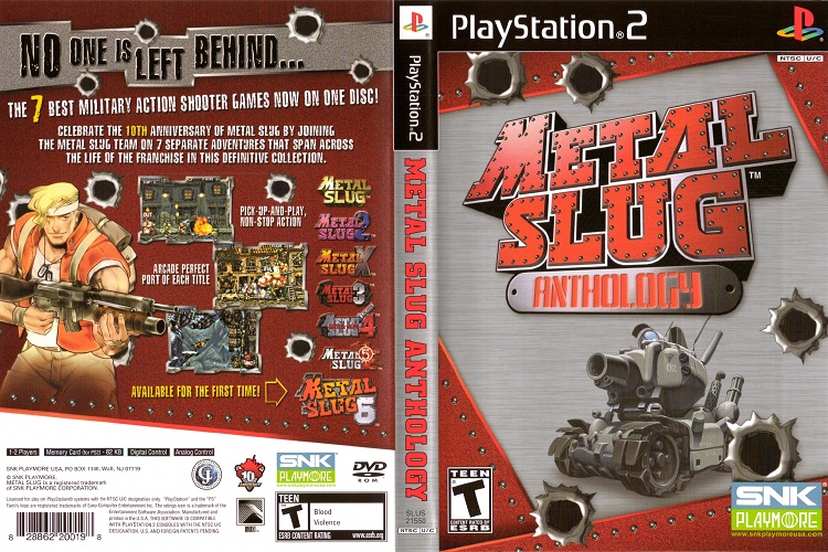 METAL SLUG ANTHOLOGY [US : DVD5 1 Disc]