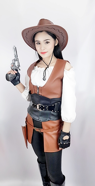ชุดคาวเกิลร์ คาวบอยหญิง