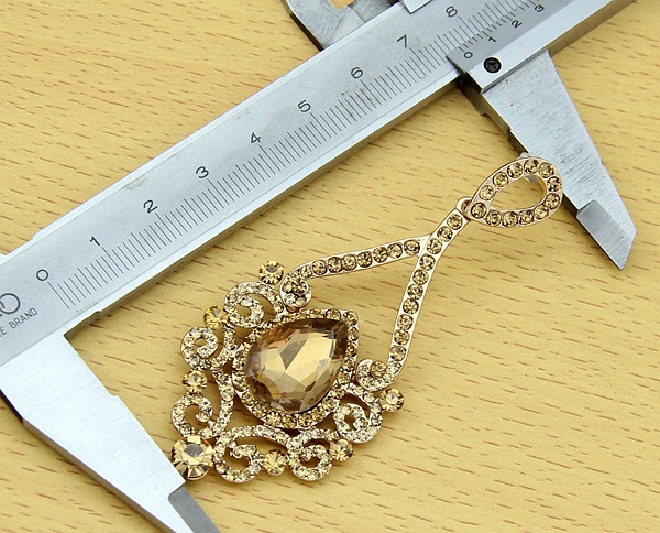 (พร้อมส่ง) ต่างหู 016-สีทองส้ม ต่างหูนางงาม ต่างหูเจ้าสาว