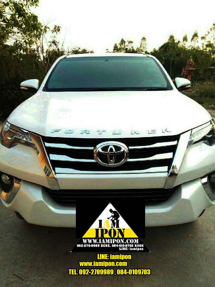 3D CHARACTER FORTUNER CHROMIUM ตัวหนังสือโครเมียมฟอร์จูนเนอร์