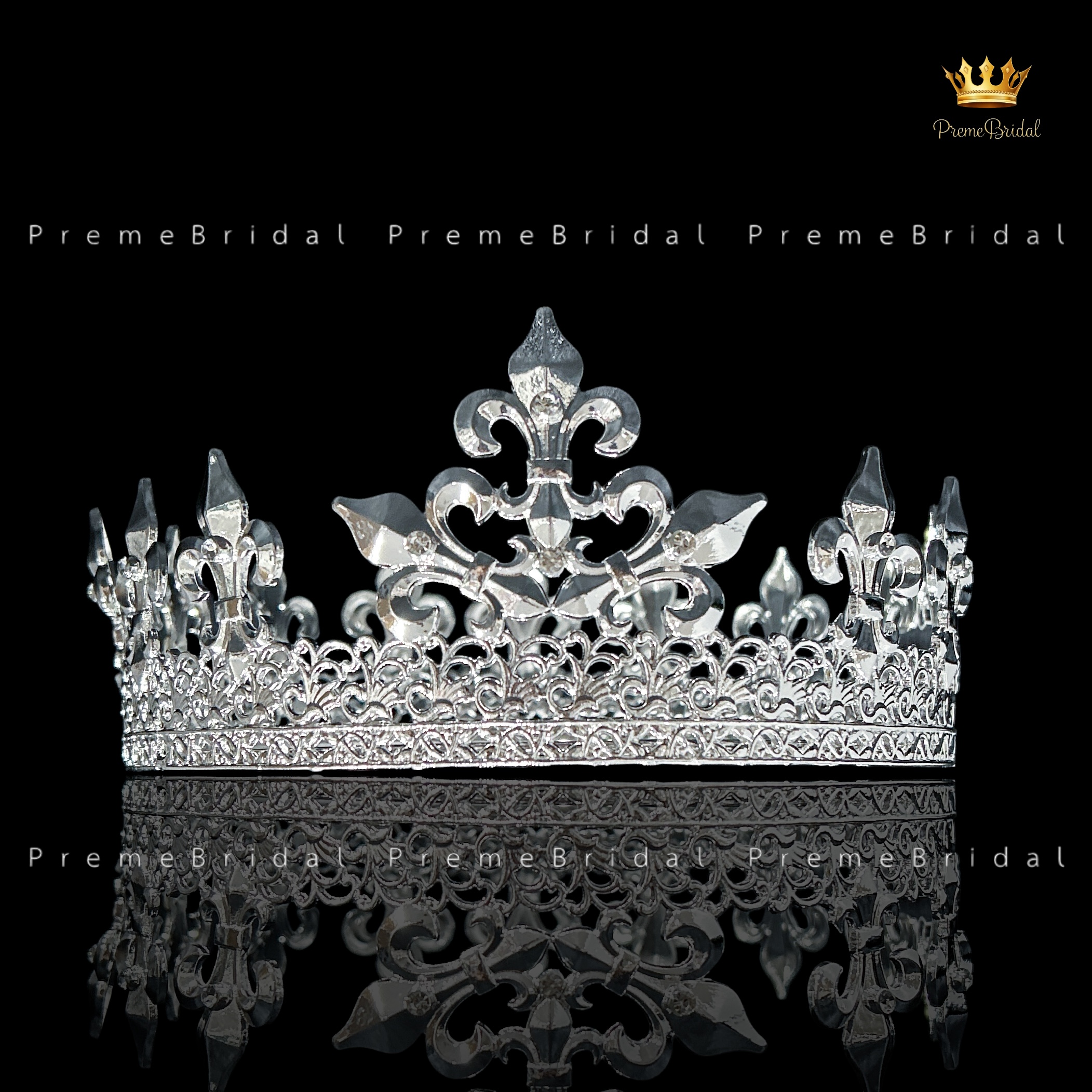 (พร้อมส่ง) มงกุฏผู้ชาย 086 สีเงิน เจ้าชาย พระราชา การประกวด สินค้าพร้อมส่ง ไม่ต้องรอนาน งานพรีเมี่ยม ส่งด่วนจาก จ.อุบลราชธานี