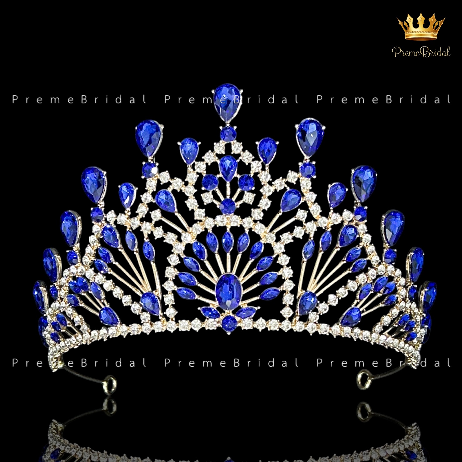 (พร้อมส่ง) เทียร่า 448 มงกุฎครึ่งหัว ไซส์นางงาม ปราณีต QCเพชรทุกเม็ด สินค้าพร้อมส่งจากไทย