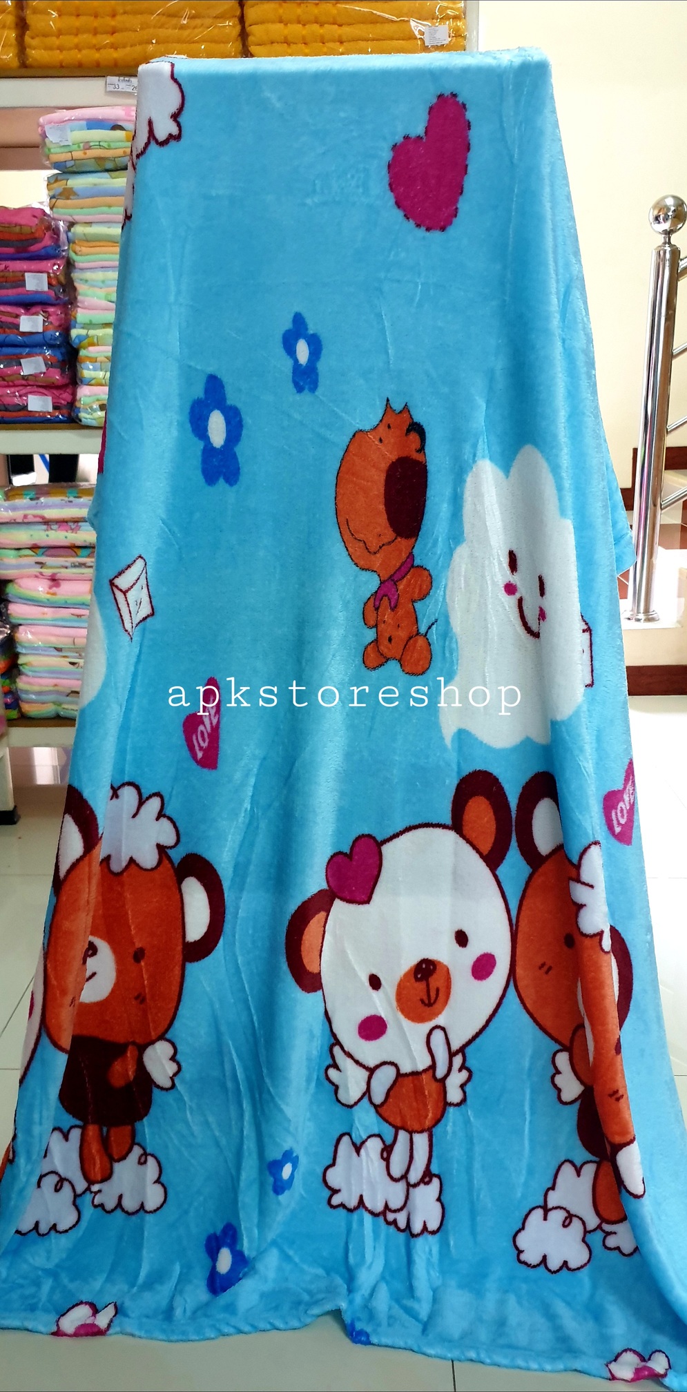 ขายส่ง ผ้าห่มนาโน แบบบาง #APK57-ลายการ์ตูน ส่ง 57 บาท