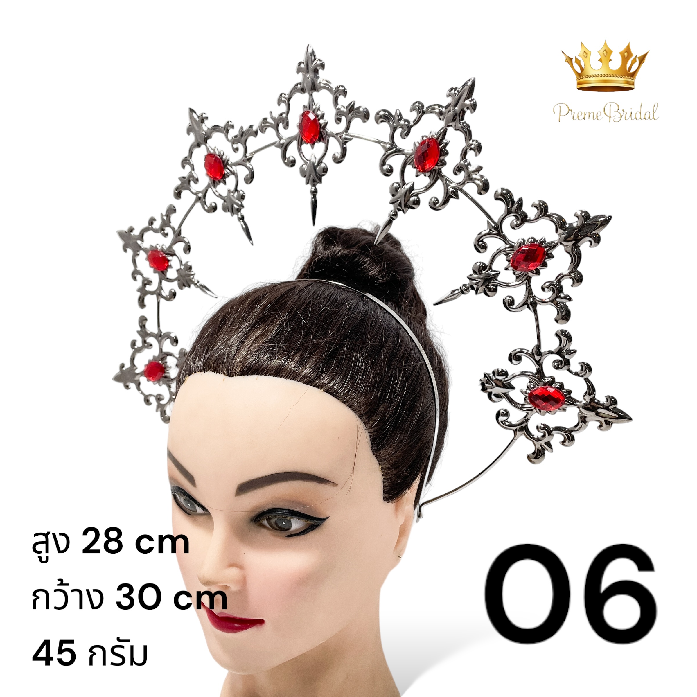 ที่คาดผมออร่า คาดผมเทพ มงกุฎเทพี พระแม่มารี เทพีแห่งบาร็อค งานโลหะ สวยตรงปก ส่งเร็วจาก จ.อุบลราชธานี