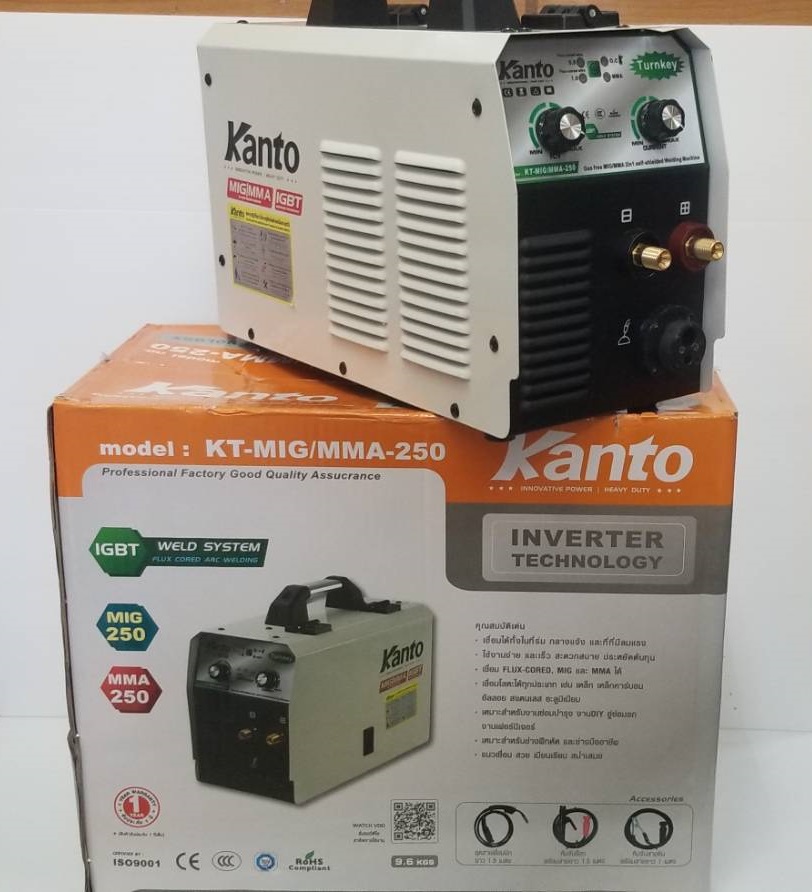 เครื่องเชื่อมไฟฟ้า2ระบบ KT-MIG/MMA-250 KANTO