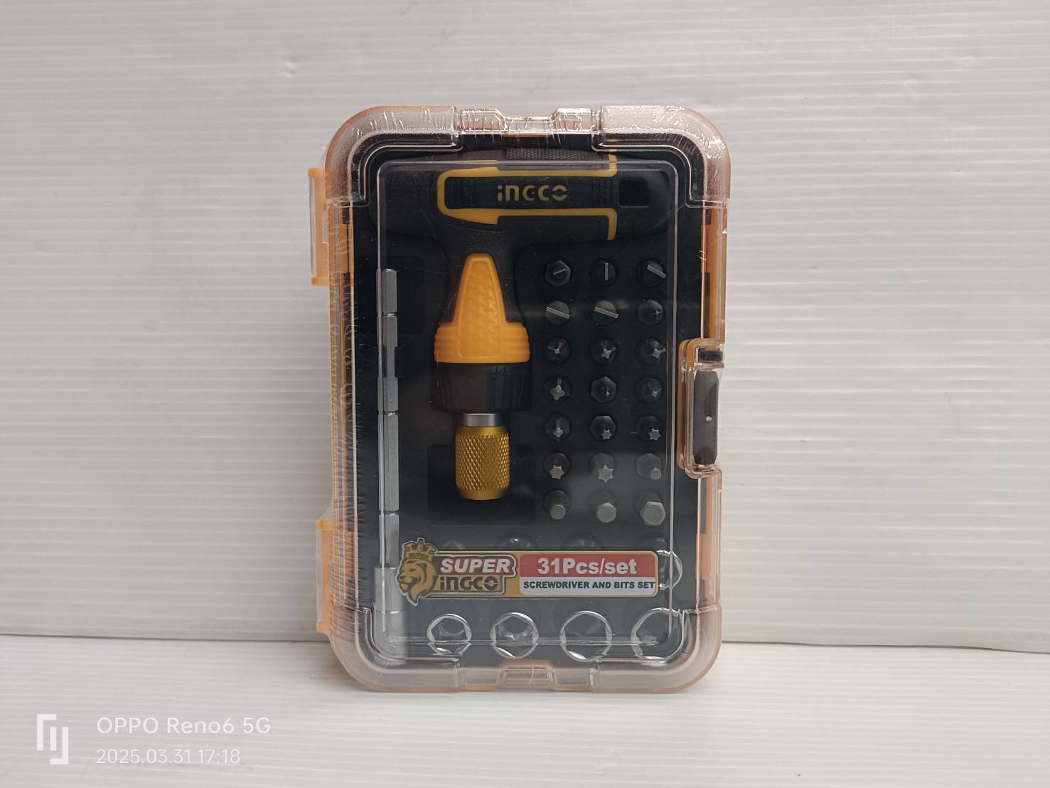 ชุดไขควง/ลูกบล็อค 31 ชิ้น INGCO รุ่น HKSDB0318