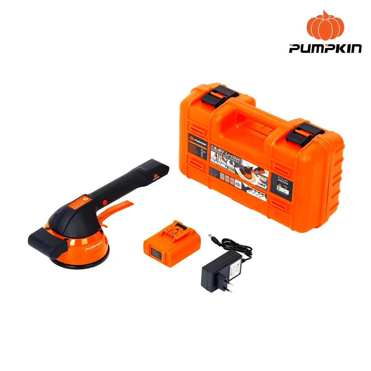 เครื่องดูดสั่นกระเบื้อง16.8V PTT-TV168V PUMPKIN #50326