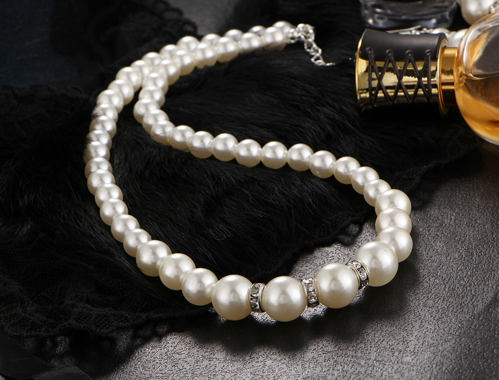 (พร้อมส่ง) สร้อยคอไข่มุกเหมือนแท้ รุ่น 022 | สวยหรู เกรดพรีเมี่ยม | ร้านค้าไทย ส่งไว