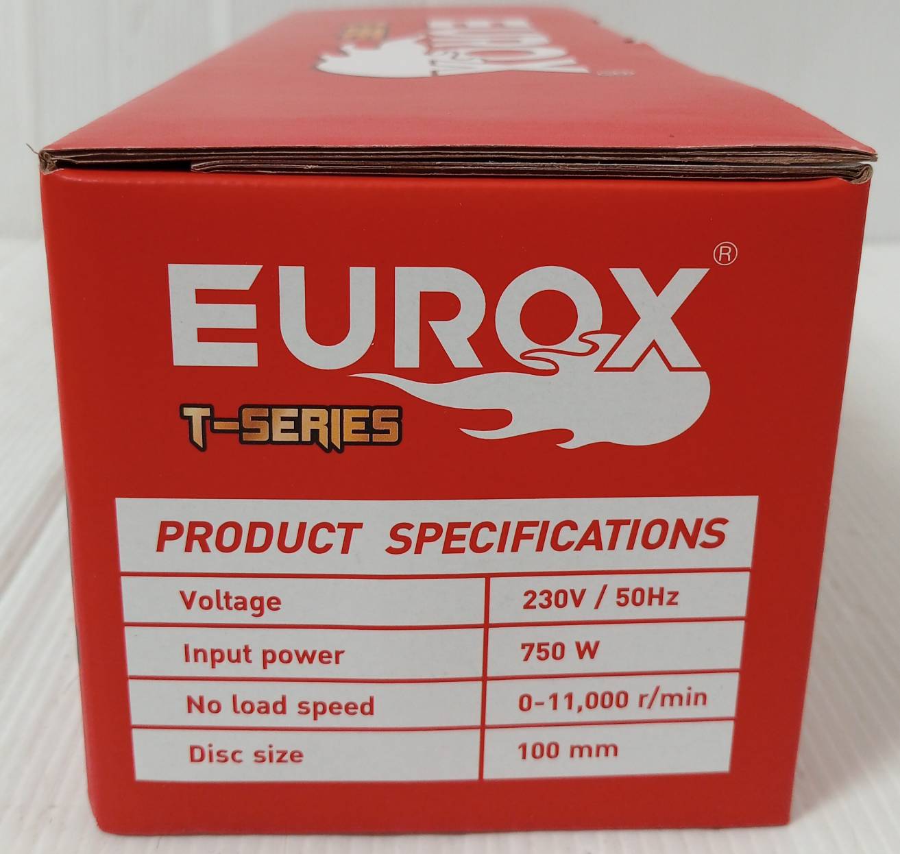 เครื่องเจียร4" ปรับรอบได้ สวิทช์เซฟตี้ T-SERIES EUROX