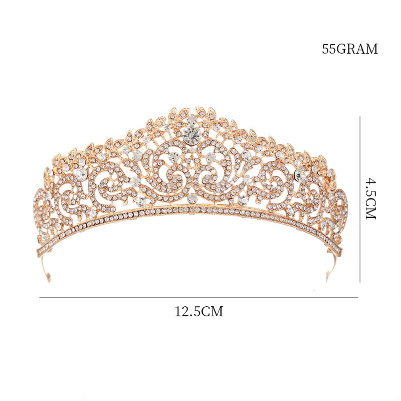 (พร้อมส่ง) เทียร่า 180 สีทอง