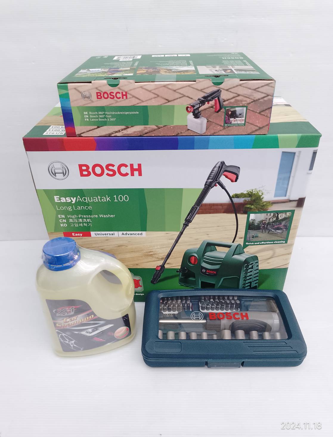เครื่องฉีดน้ำแรงดันสูง EASYAQUATAK100 LL SG set BOSCH