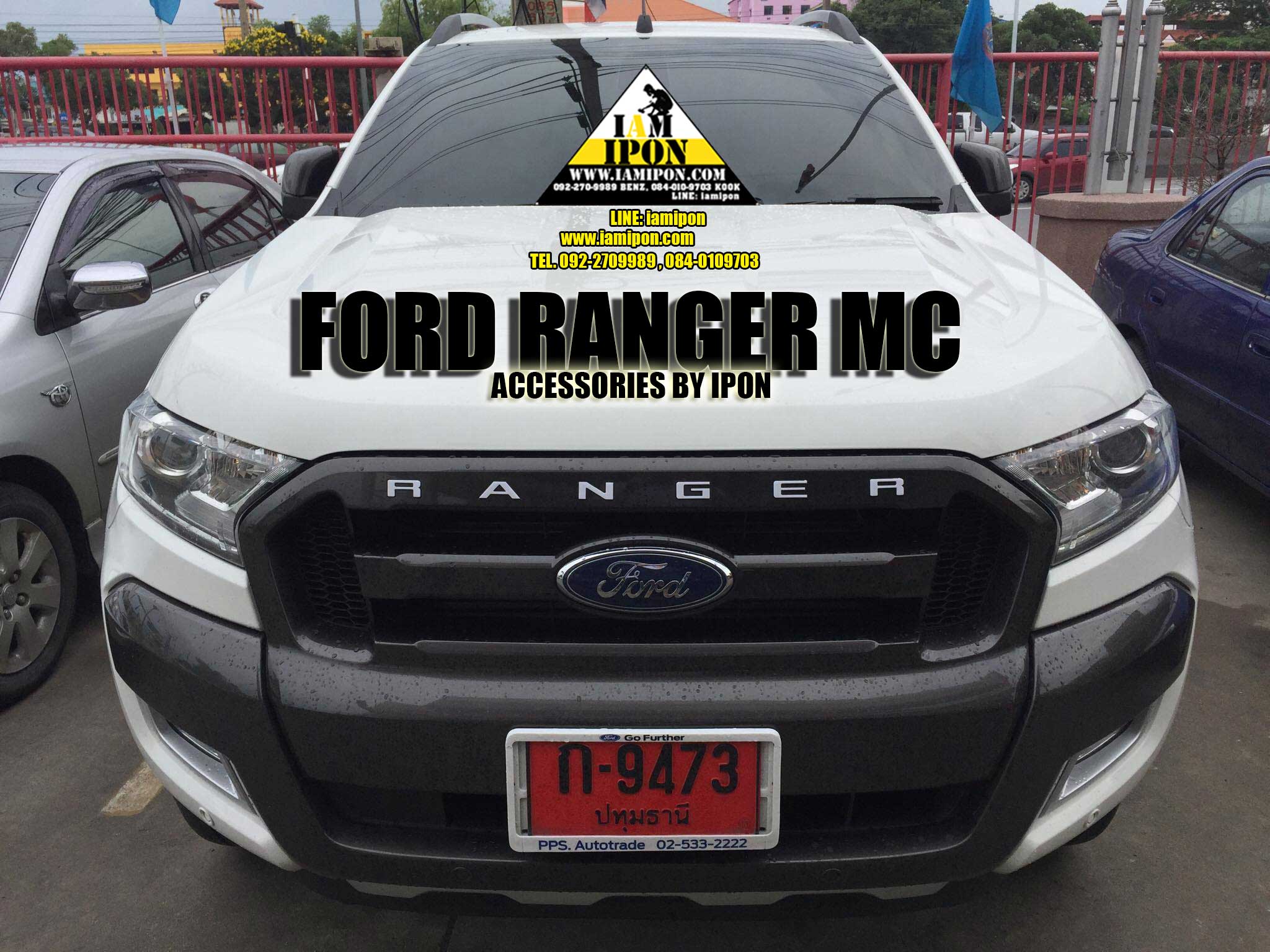 3D CHARACTER FRONT GRILL FORD RANGER MC ตัวหนังสือติดกระจังหน้าฟอร์ดเรนเจอร์ MC