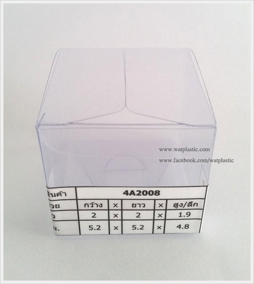 กล่องเทียนหอม ขนาด 5.2 x 5.2 x 4.8 cm