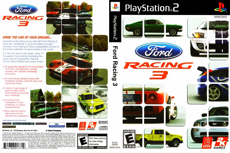 FORD RACING 3 [US : CD 1 Disc]