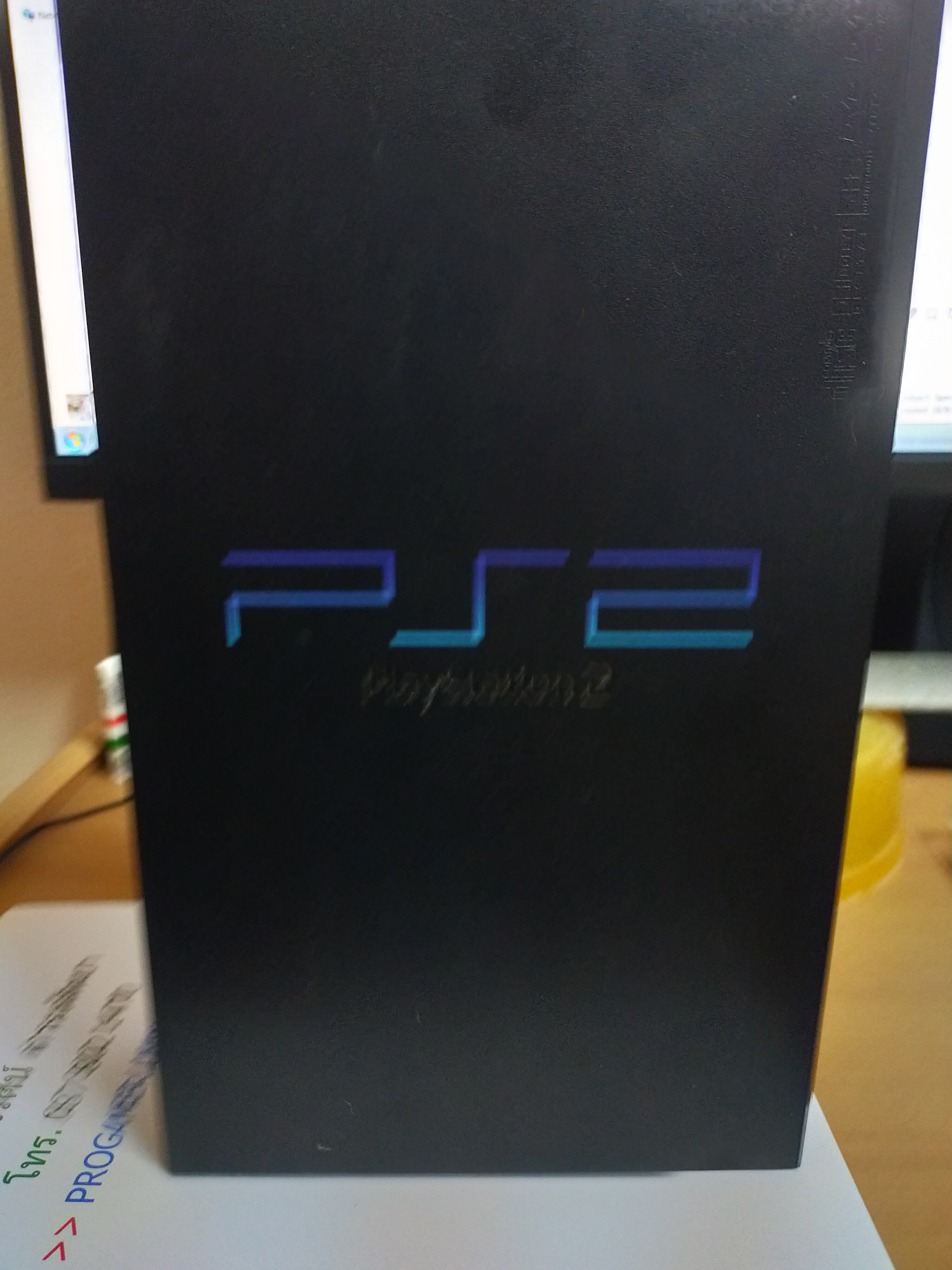 เครื่อง PS2 ตัวใหญ่ มือสอง สภาพสวย ใช้งานได้ปกติ อุปกรณ์ครบชุด