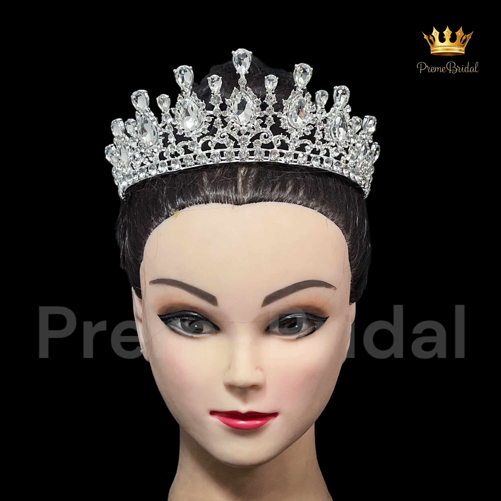 (พร้อมส่ง) เทียร่า 401 มงกุฎนางงาม งานสวย ปราณีต QCเพชรทุกเม็ด สินค้าพร้อมส่งจากไทย