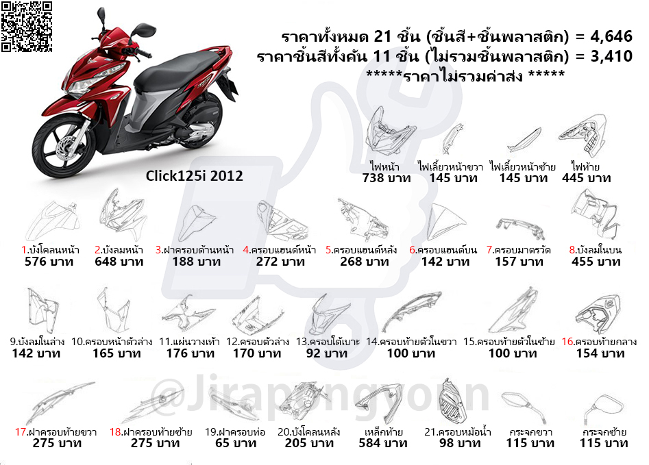 ชุดสี Click125i (2012)