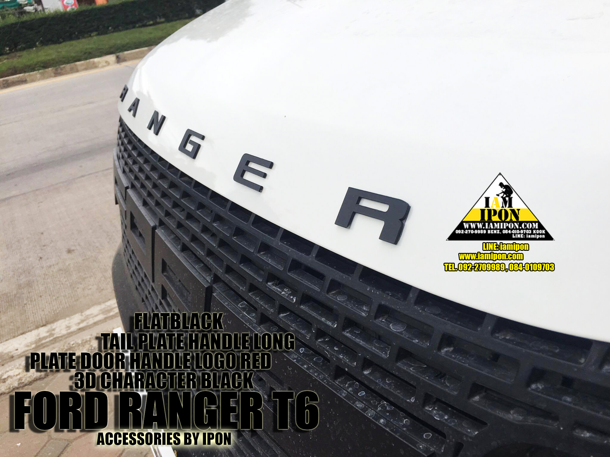 CHARACTER FORD RANGER T6-MC COLOR ตัวอักษรฟอร์ดเรนเจอร์ T6-MC รวมทุกสี