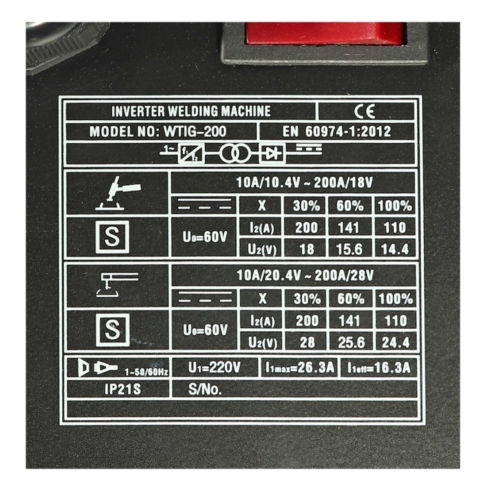 เครื่องเชื่อม TIG รุ่น WTIG200 (มีระบบ Pulse) POLO